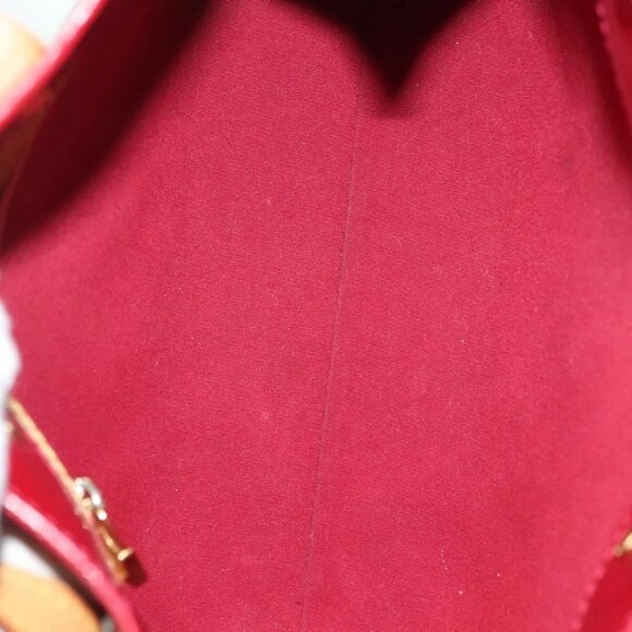 LOUIS VUITTON Monogram Vernis Reade PM Hand Bag Pomme D'amour - Picture 12 of 15